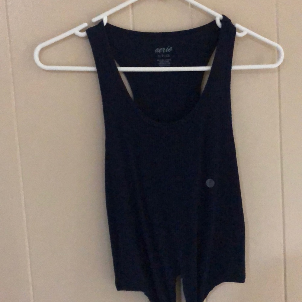 Aerie cropped tied tank